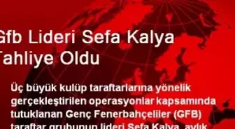Gfb Lideri Sefa Kalya Tahliye Oldu