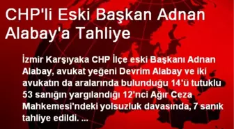 CHP'li Eski Başkan Adnan Alabay'a Tahliye