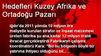 Hedefleri Kuzey Afrika ve Ortadoğu Pazarı