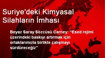 Suriye'deki Kimyasal Silahların İmhası