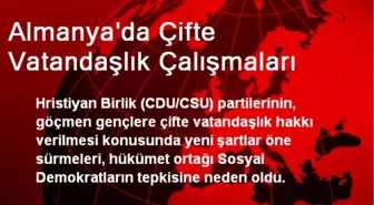Almanya'da Çifte Vatandaşlık Çalışmaları