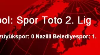 Futbol: Spor Toto 2. Lig