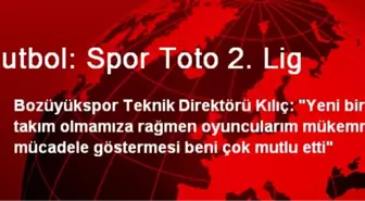 Futbol: Spor Toto 2. Lig