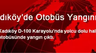 Kadıköy'de Otobüs Yangını