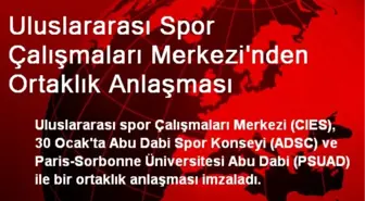 Uluslararası Spor Çalışmaları Merkezinden Ortaklık Anlaşması