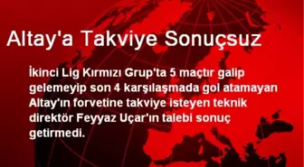 Altay'a Takviye Sonuçsuz