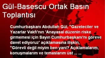 Gül-Basescu Ortak Basın Toplantısı