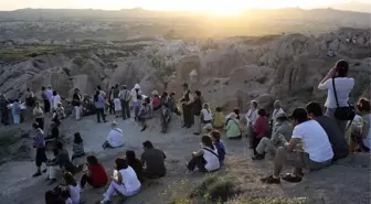 Kapadokya'ya Ocak Ayında Turist Akını