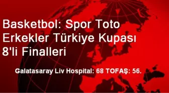 Basketbol: Spor Toto Erkekler Türkiye Kupası 8'li Finalleri