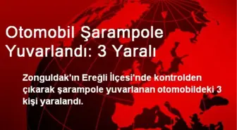 Otomobil Şarampole Yuvarlandı: 3 Yaralı