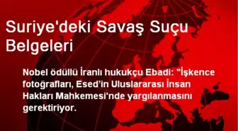 Suriye'deki Savaş Suçu Belgeleri