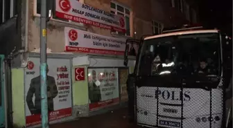 Okmeydanı'nda MHP Seçim İrtibat Bürosuna Saldırı