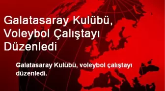 Galatasaray Kulübü, Voleybol Çalıştayı Düzenledi