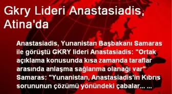 GKRY Lideri Anastasiadis, Atina'da