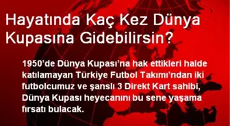 Hayatında Kaç Kez Dünya Kupasına Gidebilirsin?