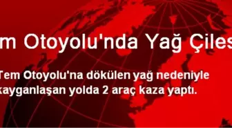 Tem Otoyolunda Yağ Çilesi