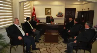 CHP İlçe Yönetiminden Kaymakam Mahmut Halal'a Ziyaret