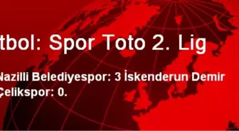 Futbol: Spor Toto 2. Lig