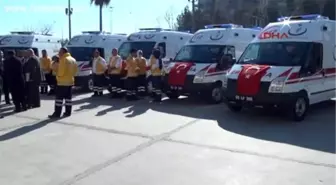 Adıyaman 112'ye 5 Yeni Ambulans