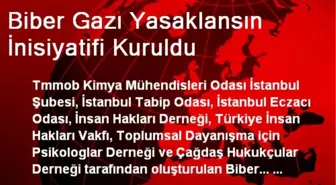 Biber Gazı Yasaklansın İnisiyatifi Kuruldu