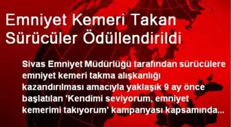 Emniyet Kemeri Takan Sürücüler Ödüllendirildi