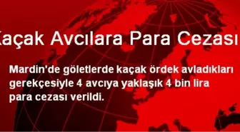 Kaçak Avcılara Para Cezası