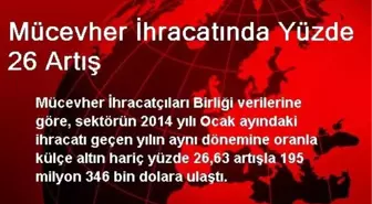 Mücevher İhracatında Yüzde 26 Artış