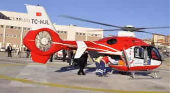 İnşaattan Düşen İşçi, Helikopterle Konya'ya Nakledildi