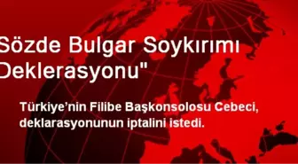 Sözde Bulgar Soykırımı Deklerasyonu'