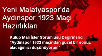 Yeni Malatyaspor'da Aydınspor 1923 Maçı Hazırlıkları