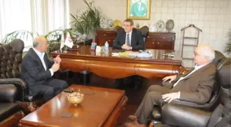 Çaykent Belediye Başkanı Kazancı, Murzioğlu'nu Ziyaret Etti