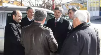 Hulisi Porgalı, Yeni Sanayi Sitesi Esnafını Ziyaret Etti