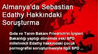 Almanya'da Sebastian Edathy Hakkındaki Soruşturma