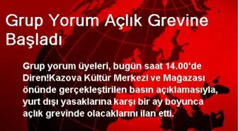 Grup Yorum Açlık Grevine Başladı