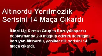 Altınordu Yenilmezlik Serisini 14 Maça Çıkardı