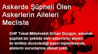 Askerde Şüpheli Ölen Askerlerin Aileleri Mecliste