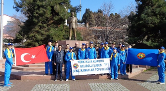 Thk'nın 87.ci Kuruluş Yıldönümü Gelibolu'da Kutlandı