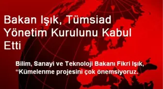 Bakan Işık, Tümsiad Yönetim Kurulunu Kabul Etti