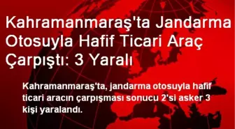 Jandarma Otosuyla Hafif Ticari Araç Çarpıştı: 3 Yaralı