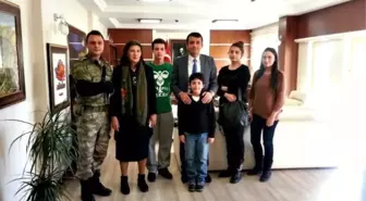 Dizi Oyuncularından Kaymakama Ziyaret