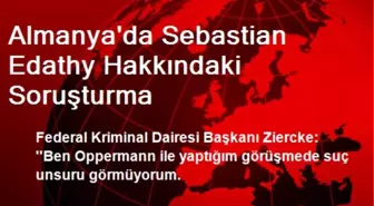 Almanya'da Sebastian Edathy Hakkındaki Soruşturma