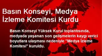 Basın Konseyi, Medya İzleme Komitesi Kurdu