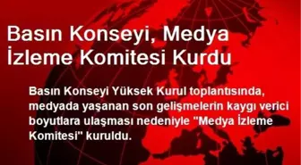 Basın Konseyi, Medya İzleme Komitesi Kurdu