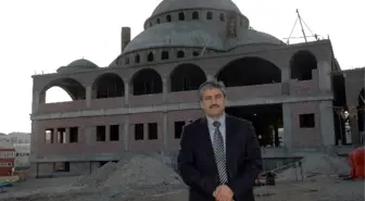 Üniversite Cami İnşaatı Tüm Hızıyla Sürüyor