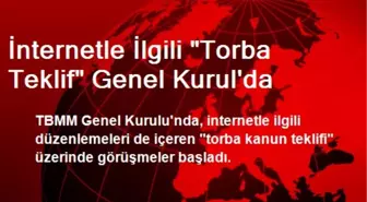 İnternetle İlgili 'Torba Teklif' Genel Kurul'da