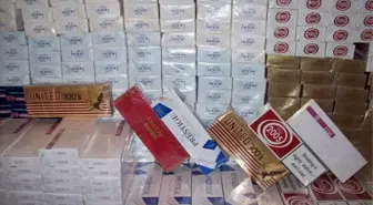 Pazarcık'ta 16 Bin 830 Paket Kaçak Sigara Ele Geçirildi