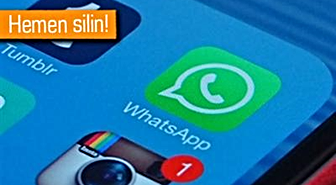 Whatsapp'ı Silin Uyarısı Geldi!