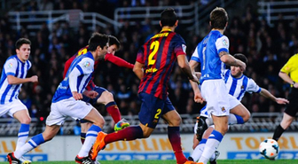 Barcelona, Sociedad Deplasmanında Şokta: 3-1