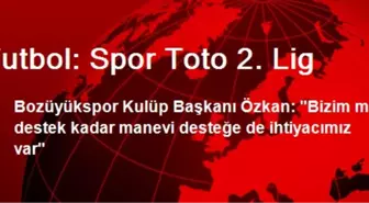 Futbol: Spor Toto 2. Lig