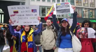 Venezuela'daki gösterilere, Almanya'da destek eylemi -